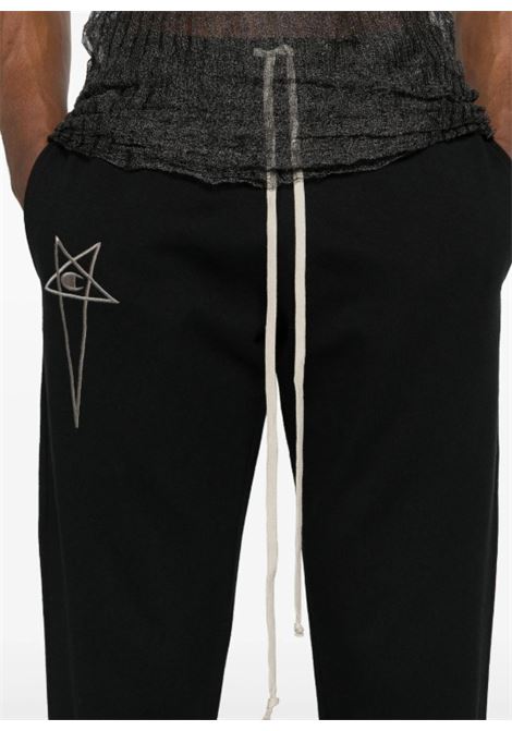 Pantaloni sportivi con logo in nero Rick Owens x Champion - unisex RICK OWENS X CHAMPION | CM01E1685CHFE09